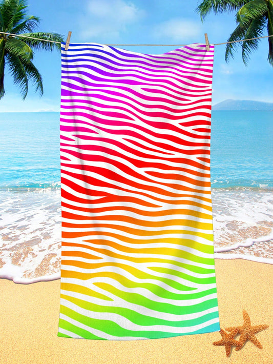 Effortlessly elevate your beach days with our Vibrant Ombre <a href="https://canaryhouze.com/collections/towels" target="_blank" rel="noopener">Beach Towel</a> - the ultimate travel companion. Crafted with vibrant ombre colors and soft, absorbent material, this towel is the perfect blend of style and function. Enjoy its lightweight and quick-drying features while you soak up the sun.