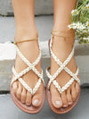 Chic and Comfortable Summer Flat Sandals with Ankle Strap in Various Colors