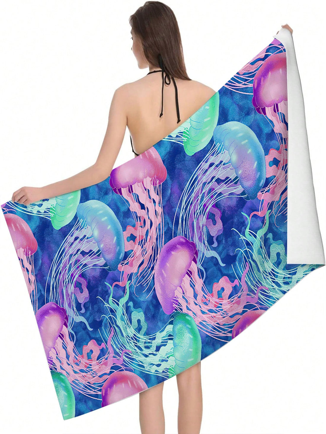 Experience ultimate comfort and convenience with our Jellyfish Printed <a href="https://canaryhouze.com/collections/towels" target="_blank" rel="noopener">Beach Towel</a>. Its lightweight design makes it perfect for all your activities, while the vibrant jellyfish print adds a touch of style. Made for both relaxation and adventure, this towel is a must-have for any beach-goer.