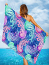 Jellyfish Printed Beach Towel: Lightweight and Versatile for All Your Activities