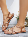 Chic and Comfortable Summer Flat Sandals with Ankle Strap in Various Colors