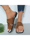 Chic and Stylish: Women's Slip On Toe Ring Sandals for Versatile Outdoor Wear