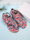 British Flag-Inspired Independence Day Open Toe Sandals