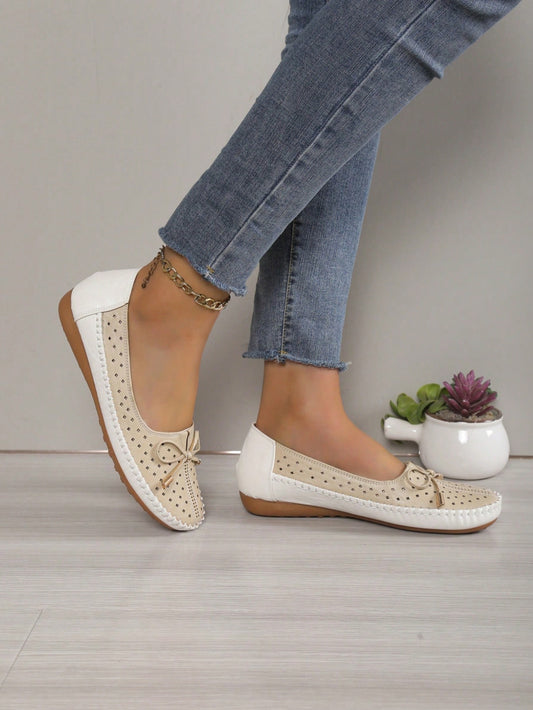 Stay stylish and comfortable this summer with our breathable cutout <a href="https://canaryhouze.com/collections/women-canvas-shoes" target="_blank" rel="noopener">slip-on</a> loafers for women. These flats provide both fashion and function, keeping your feet cool and comfy all day long. Perfect for any occasion, enjoy the benefits of style and comfort with our Summer Breathable Cutout Women's Flat Slip-On Loafers.