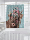 Moo-velous Cow Print Shower Curtain: Add a Fun Touch to Your Bathroom Décor!