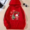 Cute Christmas Graphic Print Hoodie: A Versatile and Stylish Addition to Your Winter Wardrobe!