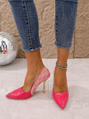 Fashion Forward: Contrast Color High Heel Single Shoes