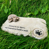 Pet Memorial Resin Tombstone: Forever Remembered - Honor Your Beloved Cat or Dog with this Beautiful Ornament