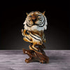 Tiger Keepsake: 11-Inch Retro Resin Sculpture for Home and Office Décor