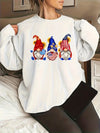 Santa Sweets: Cozy Plus Size Christmas Sweatshirt for Women