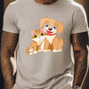 Cute Animal Pattern Printed Men's Graphic Tee: Stylish and Comfortable Summer Outdoor Clothing and Perfect Gift for Men