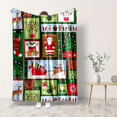 This Personalized Santa Claus Blanket is the perfect gift for family and friends! It's made of lightweight flannel to ensure all-season comfort while providing superior insulation and breathability. It's perfect for home, office, car, camping and travel, and is sure to keep you cozy and warm.