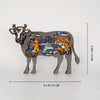 Moo-velous Milk Cow Wooden Art Animal Statues: Illuminate Your Space with LED Night Light Delight!