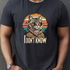 Comic-Inspired Sunglasses: Cat Pattern Men's Chic T-Shirt for a Stylish Summer Outdoor Look - A Perfect Gift for Men