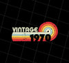 1970 Birthday Gift Design Png, Classic 1970 Png, Vintage 1970 Png, Png Printable, Digital File