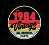 1984 Vintage Design Png, Retro 1984 Bitthday Png, Love 1984 Png, Png Printable, Digital File