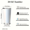 20oz Personalized DIY Stainless Steel Double Layer Car Tumbler for Ultimate Thermal and Cold Insulation - Creative Ice Cup