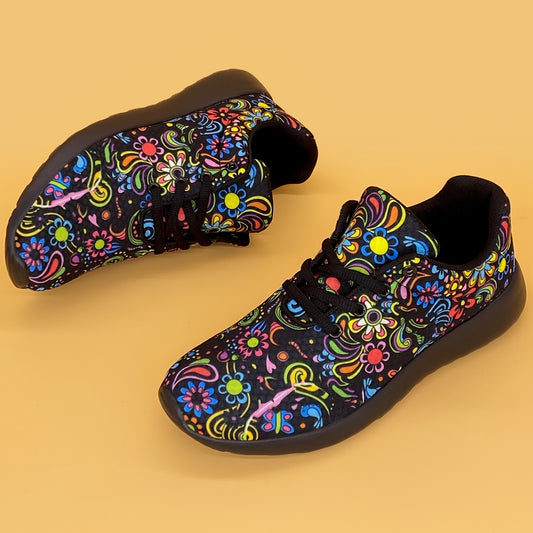 These lightweight Mexican Blossom sneakers boast stylish lace-up design and cushioning for maximum comfort. Made with breathable fabric and an innovative sole, these shoes are perfect for running or casual wear. Step in stylish comfort with these highly durable sneakers.