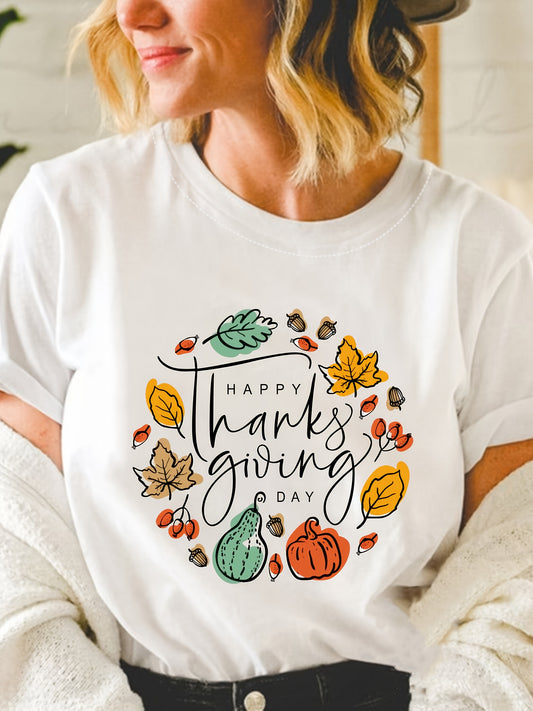 "Upgrade your casual wardrobe with our Floral Letter Print T-Shirt. With a chic and stylish design, this short sleeve top features a comfortable crew neck and a flattering fit. Stand out in a crowd with the beautiful floral letter print. Perfect for any casual occasion."