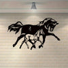 Metal Horse Decor: Rustic Wall Hangings for Farmhouse and Ranch Décor - Perfect Horse Lover Gift