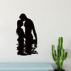 Forever Love: Romantic Metal Wall Sculpture for Couples - Perfect Anniversary Gift and Home Decoration