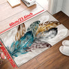 Feather-Inspired Elegance: Non-Slip Resistant Rug for Stylish Living Spaces