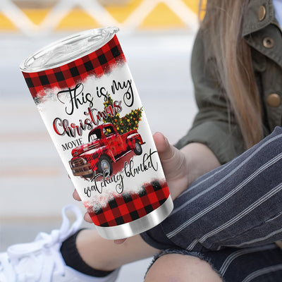 Festive Fun: 20oz Christmas Cup Stainless Steel Tumbler for the Perfect Holiday Travel Companion