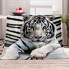 Cozy and Stylish: White Tiger Print Blanket for Ultimate Comfort in Your Home