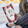 Stay Hydrated in Style with our Festive 20oz Christmas Printed Stainless Steel Water Cup