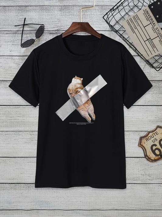 Cute Cat Breathability T-Shirt: Stay Cool and Casual this Summer!