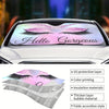 Hello Gorgeous! Purple Eyelash Front Window Sunshade: The Ultimate Car Windshield Accessory for Style and Sun-Protection