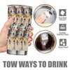 20oz Fun-loving Dog Lovers' Stainless Steel Tumbler: A Perfect Gift for Parents, Relatives, and Friends!