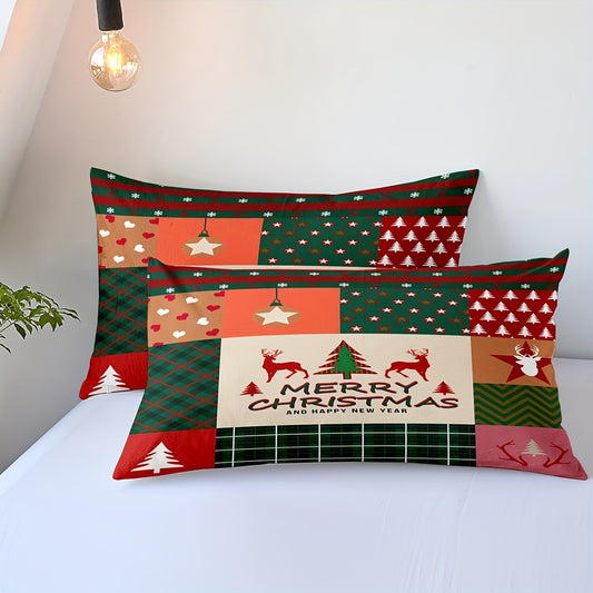 Christmas Plaid Pattern Duvet Cover Set: Enhance Comfort and Style in Your Bedroom with Soft and Cozy Bedding