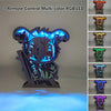 Multicolored LED Koala Night Light: Wooden Craft Gift for Home Décor and Special Occasions