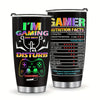 Game On: The Ultimate Gamer's Stainless Steel Tumbler – Perfect for Men, Teen Boys, Girls, and Boyfriends – Stay Refreshed During Epic Gaming Sessions!