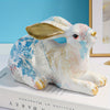 Whimsical Bunny Crafts: Charming Room Figurine for Modern Home Decor and Creative Living