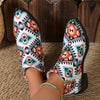 Geometric Elegance: Women's National Style Short Boots with Chunky Low Heel