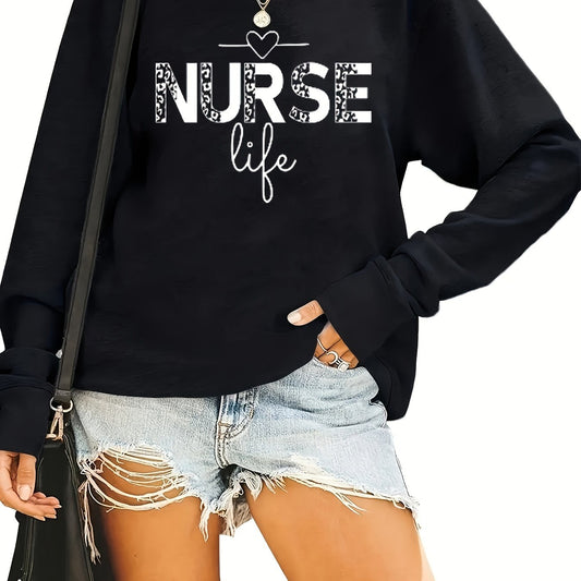 This cozy, comfortable sweatshirt features a screen-printed "Heartwarming Appreciation" design to celebrate the hard-working nurses who put their lives on the line. The high-quality print ensures lasting wear, while the soft fabric offers all-day comfort.