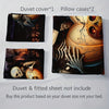 Dark Love Castle Skull Print Duvet Cover Set: Transform Your Bedroom with Gothic Fashion