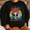 Playful Purrfection: Women's Plus Size Casual Sweatshirt with Funny Cat Slogan Print for Fall/Winter Fashion