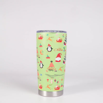 Sparkling Christmas Stainless Steel Skinny Tumbler  – The Perfect Gift for the Holiday Season