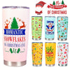 Sparkling Christmas Stainless Steel Skinny Tumbler  – The Perfect Gift for the Holiday Season