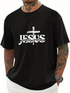 Jesus Saved My Life: Men's Casual Short Sleeve T-shirt - Perfect Gift for Summer, Spring, and Fall