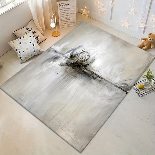 This luxurious crystal velvet rug is the perfect addition to any living room, bedroom, or other space. Featuring a modern and soft non-slip polyester fiber mat, this stylish home decor will provide both comfort and beauty. It is machine washable and anti-fatigue for ease of use.