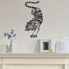 Roaring Elegance: Metal Art Tiger Wall Decoration - Perfect for Any Room and Occasion!