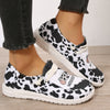 Cute Cow Print Women's Canvas Shoes - Comfortable and Stylish Casual Shoes