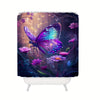 Beautiful Shiny Butterfly Shower Curtain: A Budget-Friendly, Waterproof Addition to Enhance Your Bathroom Décor and Partition Space