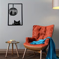 This minimalist wall art set is perfect for adding a subtle touch of class and harmony to any home. Made from metal alloy, these decorative art pieces depicting a cat and a bird will add an eye-catching contemporary vibe to any room. Perfect for homes, kitchens, bathrooms, and living rooms.