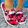 Heart Decor Print Loafers: Stylish and Comfortable Slip-On Shoes for Women