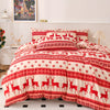 Cozy Christmas Deer Duvet Cover Set: Enhance Your Bedroom and Guest Room in Warmth and Style